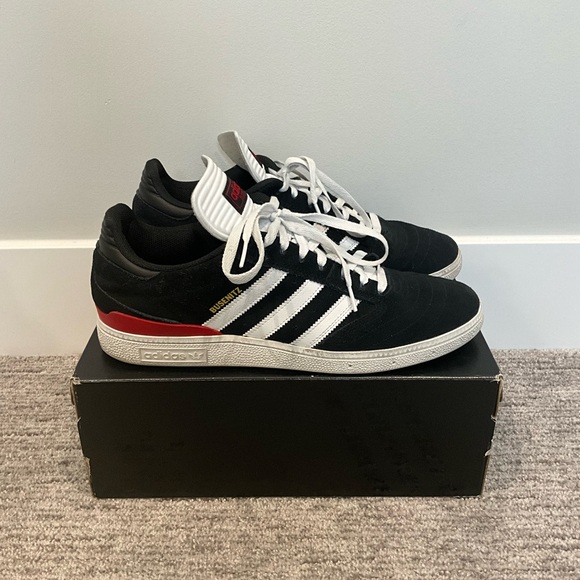 Size 12 - adidas Busenitz Pro Black Scarlet - Picture 3 of 4
